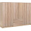 Seconique Malvern 6 Door 2 Drawer Wardrobe Sonoma Oak Effect 2