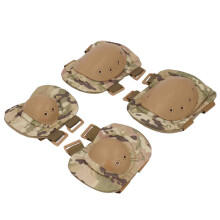 Knee & Elbow Protective Pad Set TPE Plastic Camouflage for Gardening & Construction