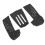 3 pcs AntiSlip EVA Surf Traction Pad, MoistureProof, Black 6