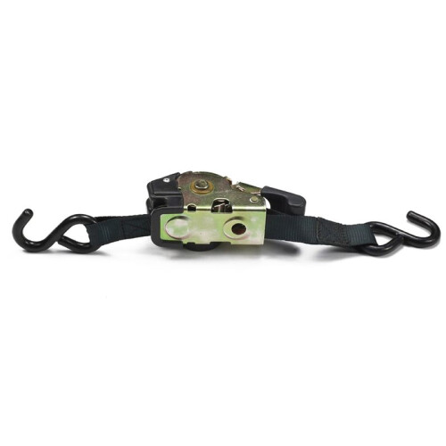 Universal Tools Tie Down Belts with Automatic Rollup Auto Retractable Easy to Carry Ratchet Tie Down Starp S-Hooks 2