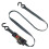 Universal Tools Tie Down Belts with Automatic Rollup Auto Retractable Easy to Carry Ratchet Tie Down Starp S-Hooks 5