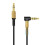 Extendable Coiled Cable Headset Cord for  1 Earphones Convenient Headset Cable Black 3