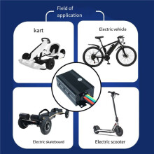3X Brushless Motor Controller 75100 FOC Single Drive ESC for Electric E-Bike Scooter 4-16S 50A 75V Speed Controller