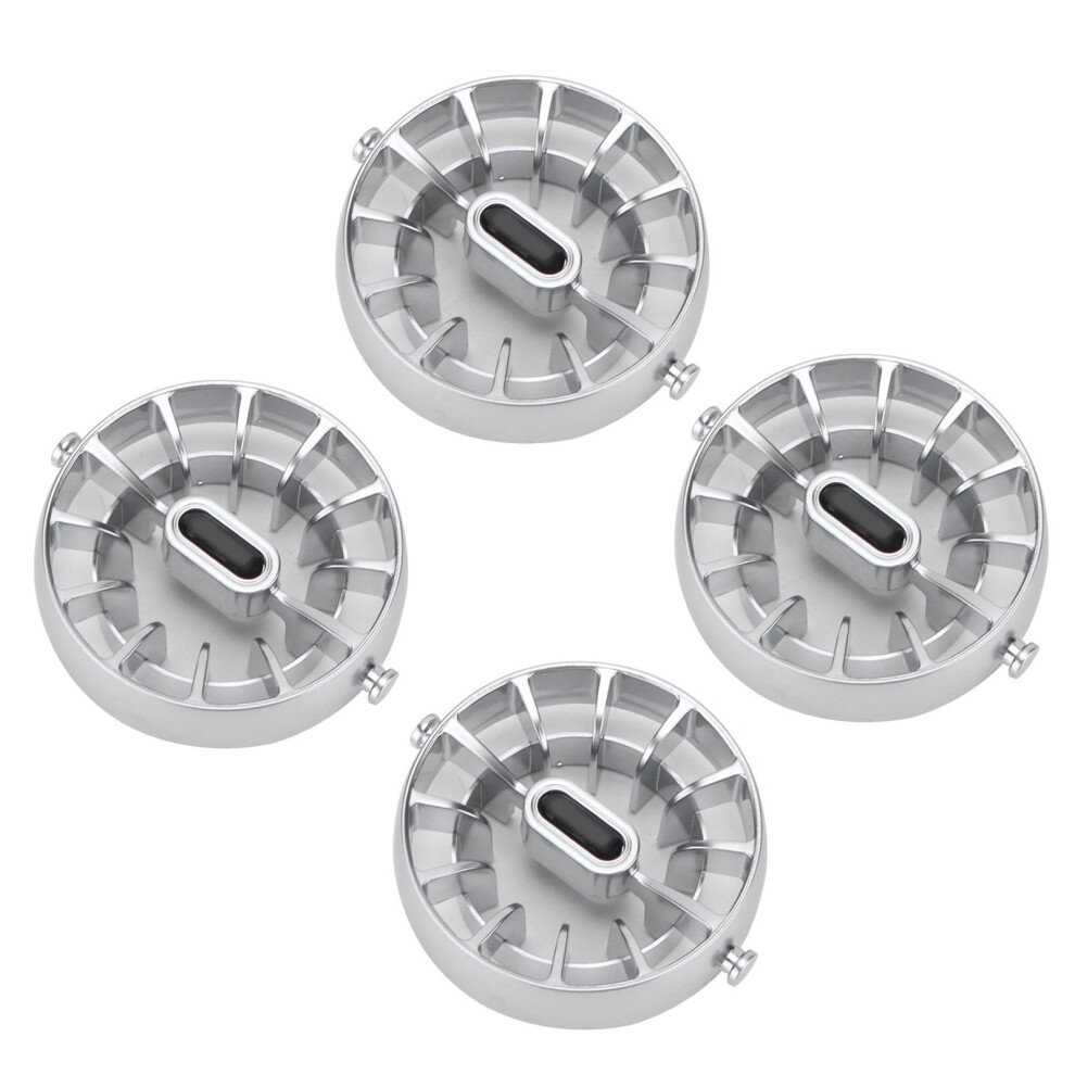 4Pcs Abs Matte Chrome Air Conditioning Outlet Covers For Smart C453 A453 W453 9401390959731