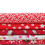 Cotton patchwork fabric squares red series 50x50cm 5