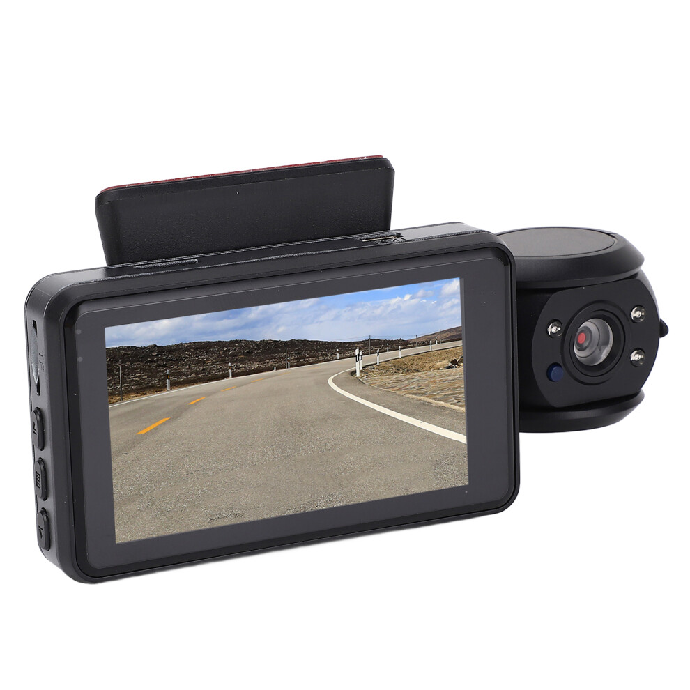3 Channel 1080P Dash Cam 3.0" Ips Ir Night Vision Loop Recording 9441390960221