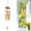Bamboo Wind Chimes Coconut Shell Top Indoor Outdoor Decor 1Pc 1