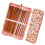High Performances Knitting Needle 25cm In Carbonized Wood-E 1