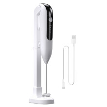 Double Speed Handheld Whip Electric 9000 12000 WHIRLS LED-White