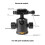Camera Tripod   with Quick Release Plate 1/4" Screw Compact Ballhead for DSLR Mirrorless Photography 3