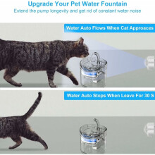 Interruttore intelligente per sistemi di idratazione per animali domestici, dispenser di movimento per cani e gatti con sensore a infrarossi e
