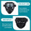 2X Auto Darkening Welding Glasses Adjustable Band Detachable  Mask Impact Split Type Face Protector 6