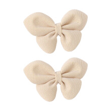 2Pcs Curtain Tieback Sweet Bows Window Curtain Bind-apricot