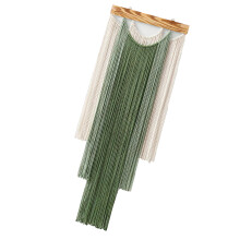 Macrames Wovens Wall Hanging Geometric Wovens Tapestry-Green