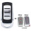 2Pcs for ERREKA IRIS2 IRIS4 Garage Door Opener Remote Control Multi Frequency Rolling Code Garage Door Opener Duplicator 3