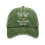 Nostalgic Baseball Cap Wash Cotton Adjustable-Green fifties 1
