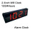 2.3inch Wifi Clock 12/24Hours Electronic Clock LED Digital  Display Date Alarm Clock Wireless Network WIFI Timing 3