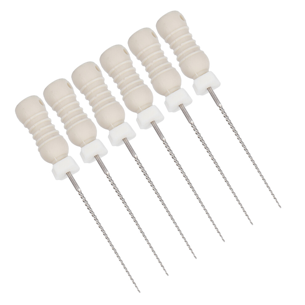 Professional Stainless Steel Root Canal Files 21mm 0.8in 6pcs
