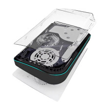 Transparent Cooling Vent Shell Hard Plastic Replacement Plate Case Cover for PS5 Disc Edition Gaming Console