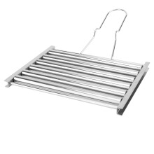 Hot Dog Roller Portable Stainless Steel 5 Hot Dog Capacity for Camping & BBQ