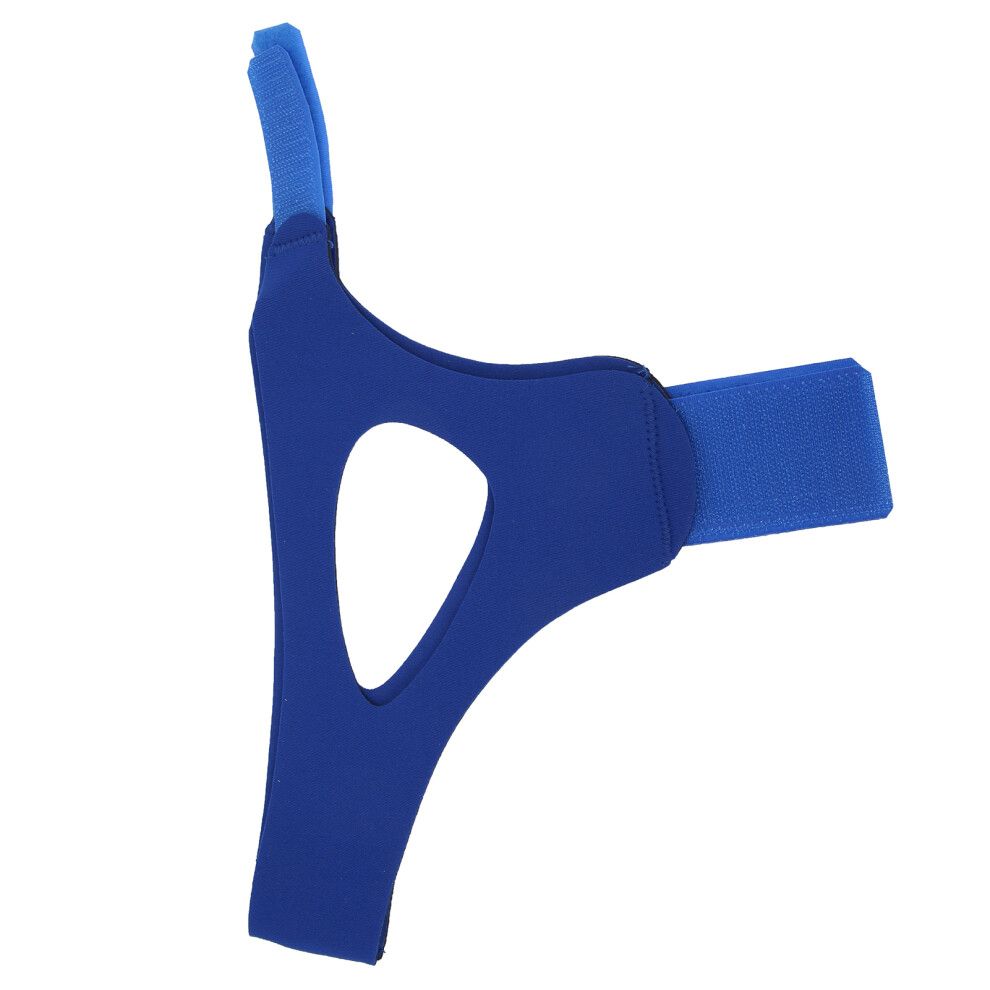 Blue Anti Snore Triangle Belt Chin Strap Sleep Aid Neoprene Night