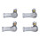 4PCS Tie Rod End Kit TRX300 1988-1996 18