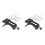 2X Phono Turntable Headshell Mount Phono Cartridge Phonograph  Holder Stylus Lead Wire for LP Disc Record Player 1
