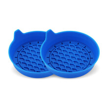 (Blue, 2pcs) Non-Slip Car Cup Holder Coasters - Holiday Gifts