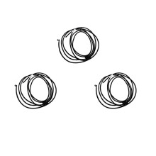 3X Windshield Glass Spray Washer Sprayer Nozzle Hose Pipe for B7 B8 CC 6 MK6 A3 8P A4