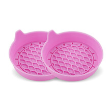 (Pink, 2pcs) Non-Slip Car Cup Holder Coasters - Holiday Gifts