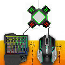 USB Adapter Game Controller for PS4 PS3, Keyboard Mouse Adapter for Console Gaming, with Wide Compatibility