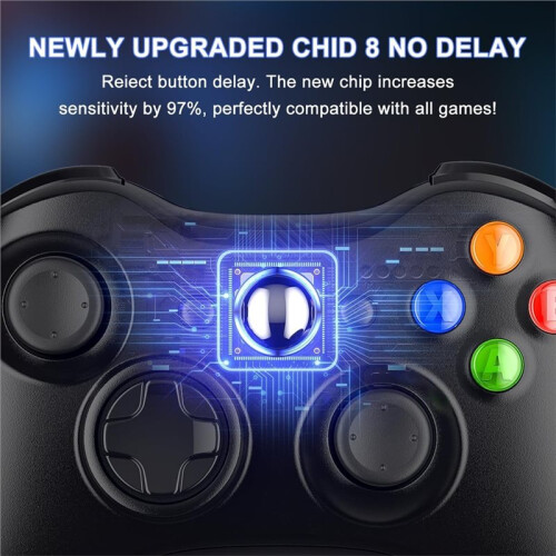 For  360 Controller, 2.4G Wireless Game Controller for  360 & Slim, PC Windows 11/10, No Drift Joystick 1