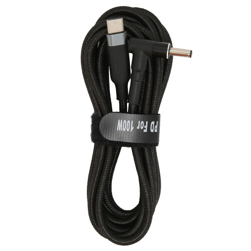 Laptop USB-C auf DC-Netzkabel 100W 2m Gewebtes Kabel 1