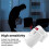 Wireless Motion Sensor Detector Alarm, Battery-Powered Infrared Motion Sensor Security for Home Garage Entry All Around 3