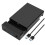 2X External HDD Case 2.5/3.5 Inch SSD External Hard Drive Box Enclosure  to USB 3.0 Hard Disk Case Adapter US Plug 2