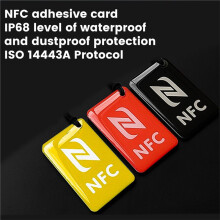 10 Pezzi 13,56 MHz NTAG215 Tag NFC ISO14443A 504 Byte Crystal Epoxy Card Tag In Resina Epossidica Ntag215 per Tutti I Telefoni NFC C