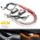 2 strisce LED per auto DRL indicatori di direzione Switchback luci diurne automatiche 8
