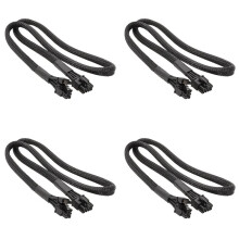 4X PCIe 8pin to 6+2Pin Power Supply Cable GPU 8 Pin to 6pin PSU Modular for AXi HXi RMi RMX RM SF CS-M CX-M