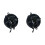 2X Ventilador de Refrigeração para Motocicleta de 5 Polegadas 12V, Radiador de Óleo, Motor Elétrico, Acessórios para , para , para , 1