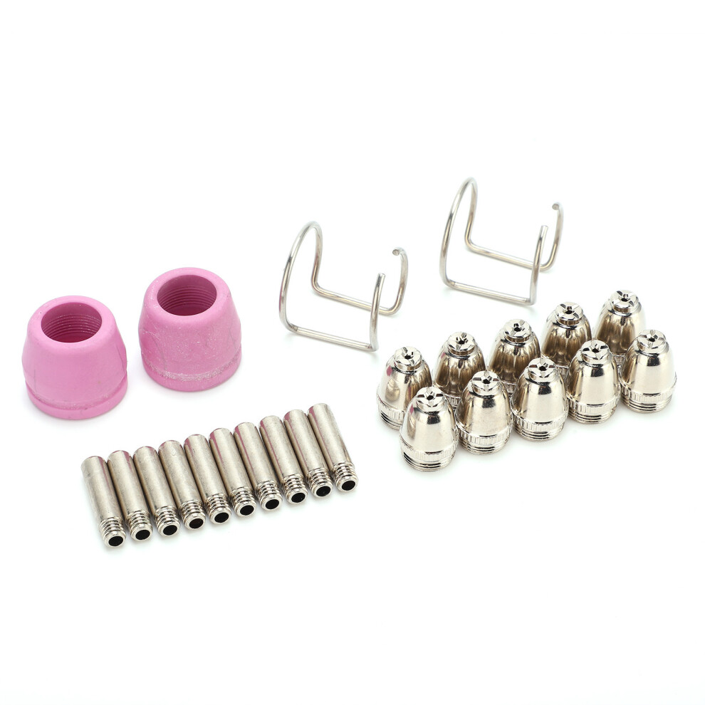Plasma Cutting Torch Consumables Kit Sgâ55 Agâ60 55Pcs, Chrome Copper Nozzles & Tips 4611390963842