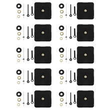 10X Clock Movement with Short Hands, 4/ 25 Inch Maximum Dial Thickness, 3/ 5 Inch Total Shaft Length