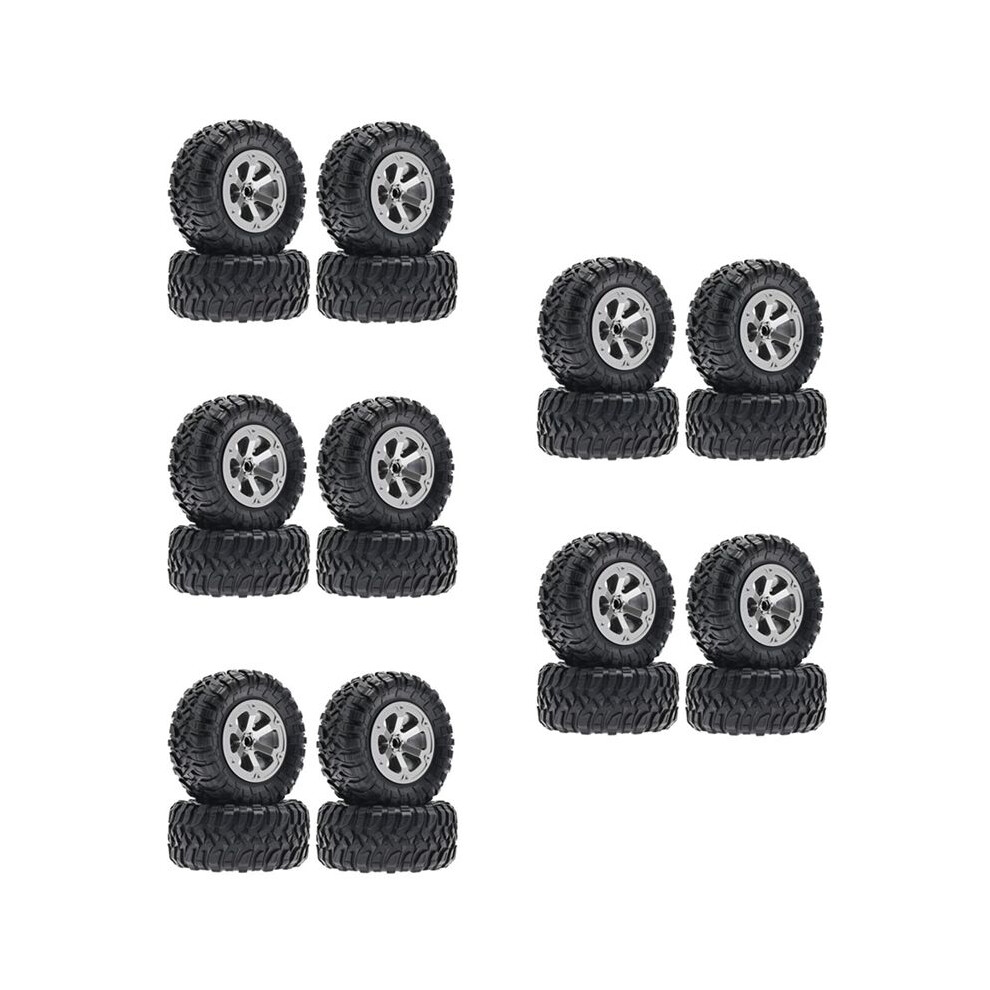 5Set 73Mm Wheel Tire Tyre For Wpl C14 C24 B24 B36 Mn D90 Mn-90 Mn99s Fy003 Fy004 Rc Car Upgrade Parts Accessories 6033427302925