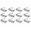 12Pcs Gafas 3D para Cinema 3D TV 1
