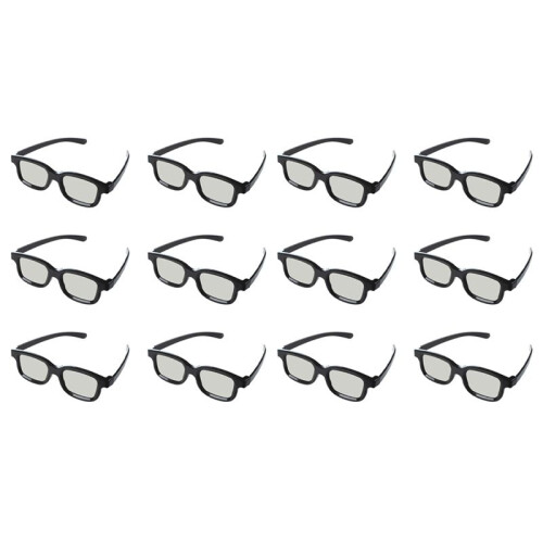 12Pcs Gafas 3D para Cinema 3D TV