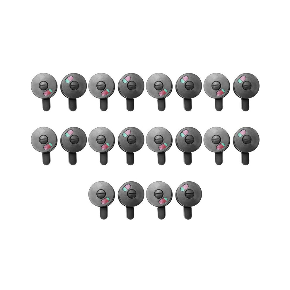 20Pcs Public Toilet Door Locking Rotating Red Green Indicator Knob Lock 6031076006850