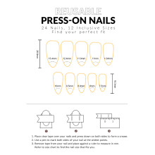 Halloween Press On Nails - 24PCS Pumpkin Ghost Style