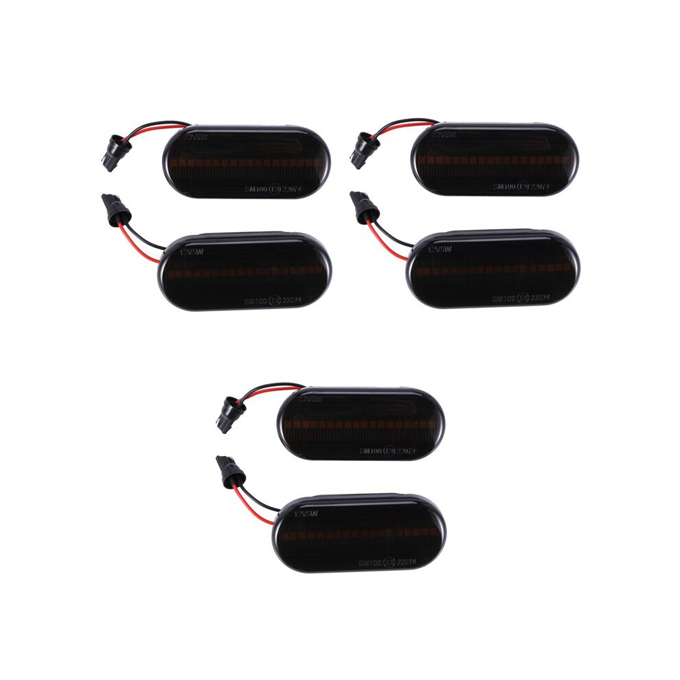 6X Car Dynamic Water Led Foliate Turn Signal For Bora 3 4 3Bg Sb6 Light/Black 6031417164713