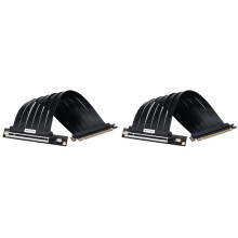 2X Cavo Riser PCIE 3.0 X16 da 20 cm, Scheda Video, Adattatore PCI Express Flessibile Schermato Ad Alta Velocità, Prolunga GPU