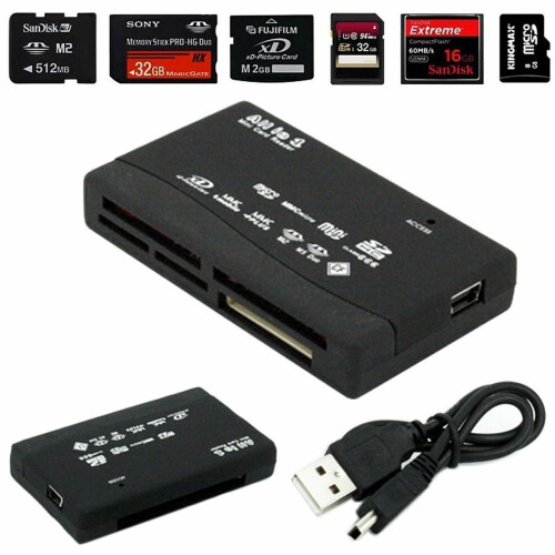 Mini26-IN-1USB2.0 Αναγνώστης καρτών μνήμης υψηλής ταχύτητας για CF xD SD MS SDHC από την ELECTRONICS 1