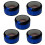 5 stk. nylon ovnknapper - passer til 58 mm knapper, blå 2